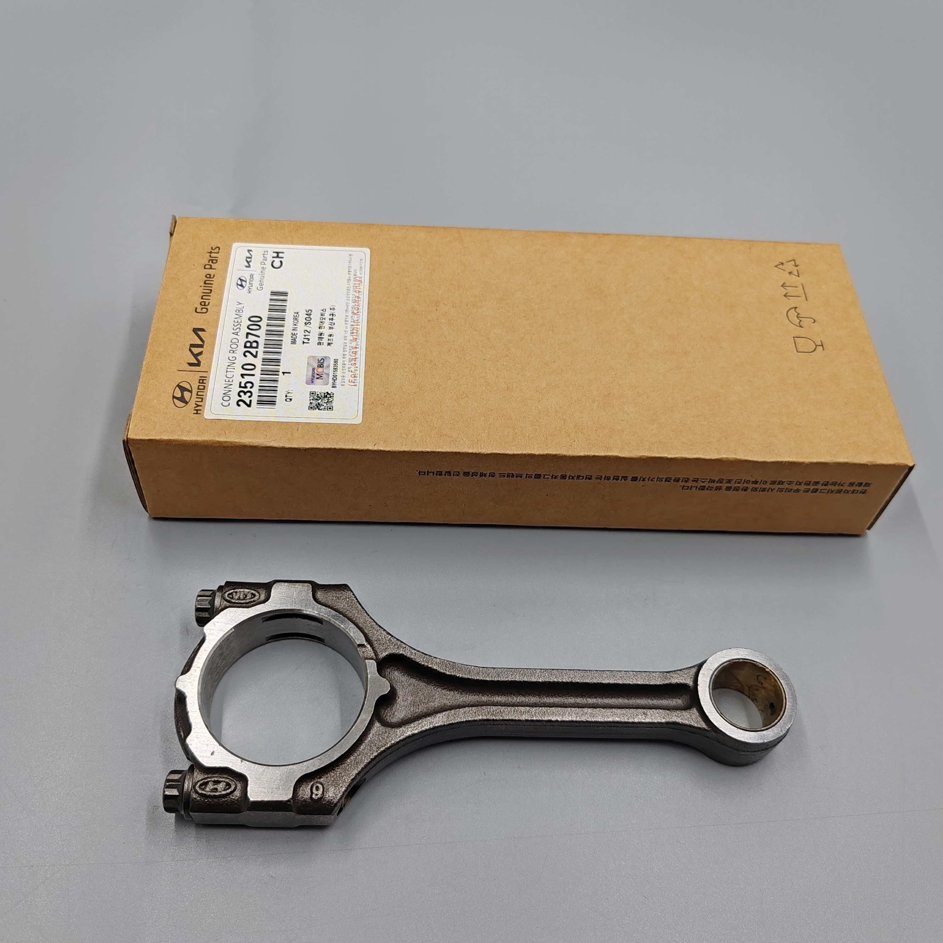 Orijinal Mobis Hyundai Kia 1.6 T-GDI G4FJ Piston Kolu Biyel Kolu (OEM: 23510-2B700)