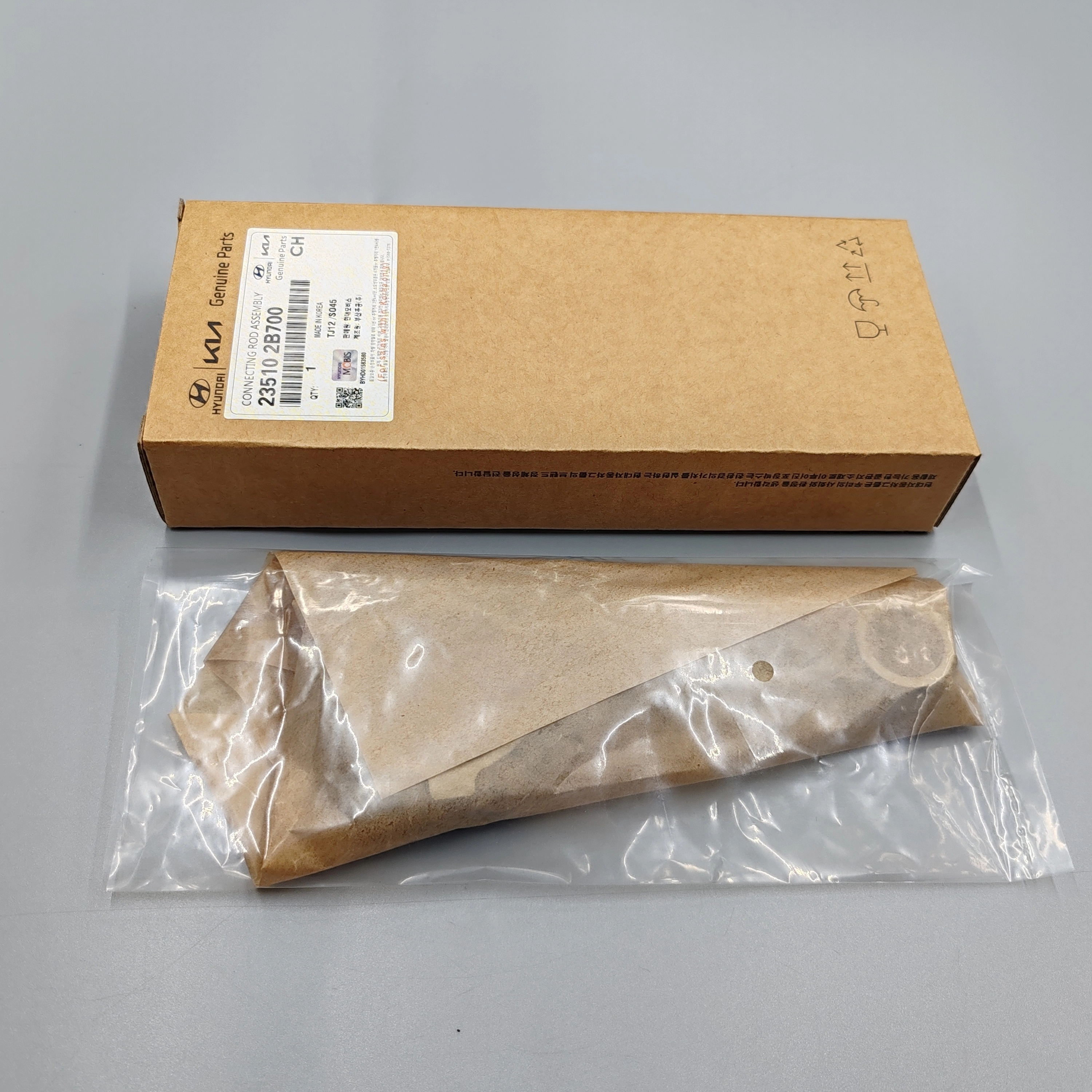 Orijinal Mobis Hyundai Kia 1.6 T-GDI G4FJ Piston Kolu Biyel Kolu (OEM: 23510-2B700)