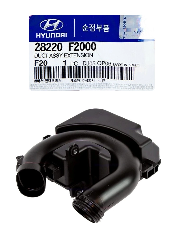 Orijinal Mobis Hyundai Elantra Hava Emiş Rezonatörü Hava Çıkış Bidonu (OEM: 28220-F2000)