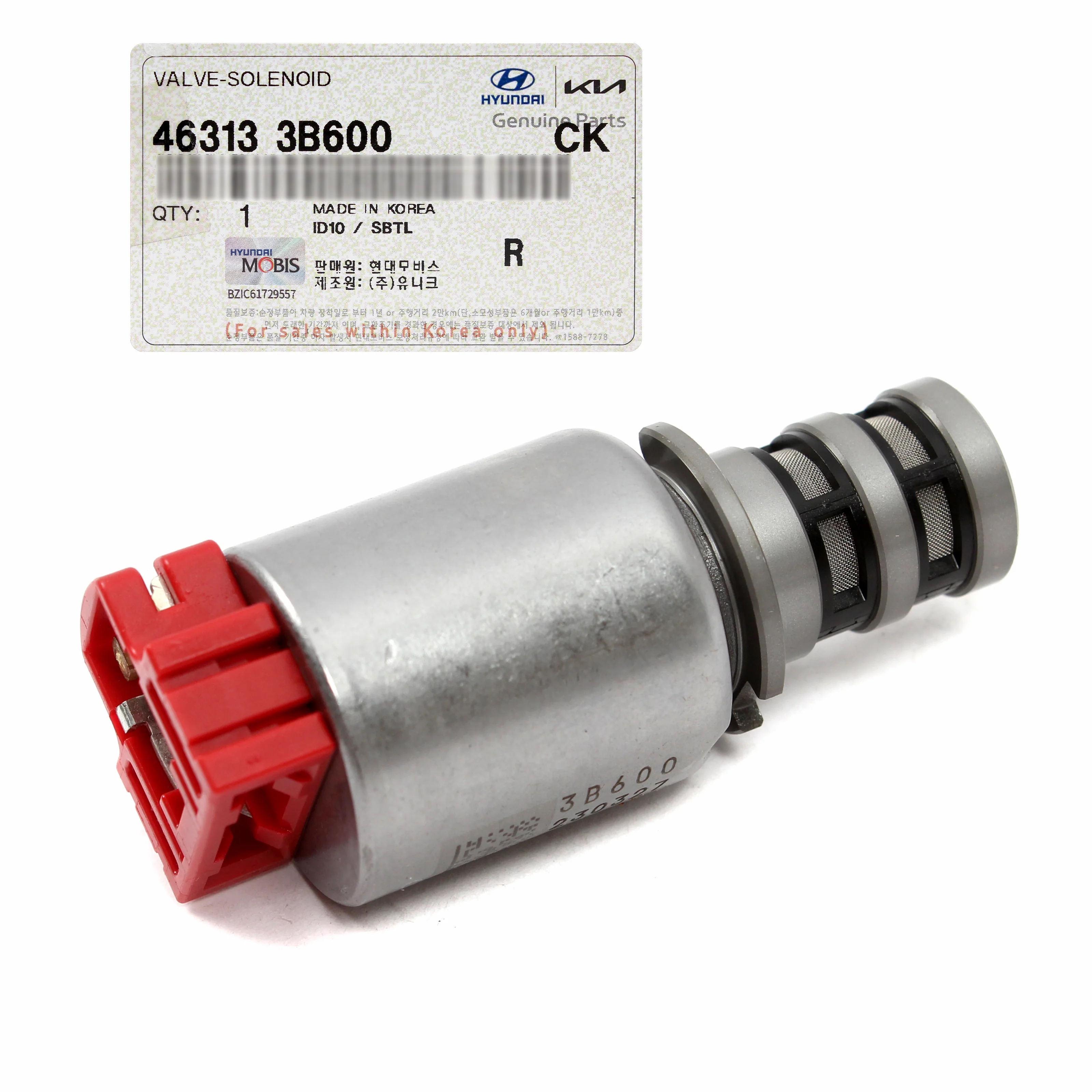 Hyundai / Kia Otomatik Şanzıman Basınç Selenoid Valfi Orijinal MOBIS (46313-3B600)