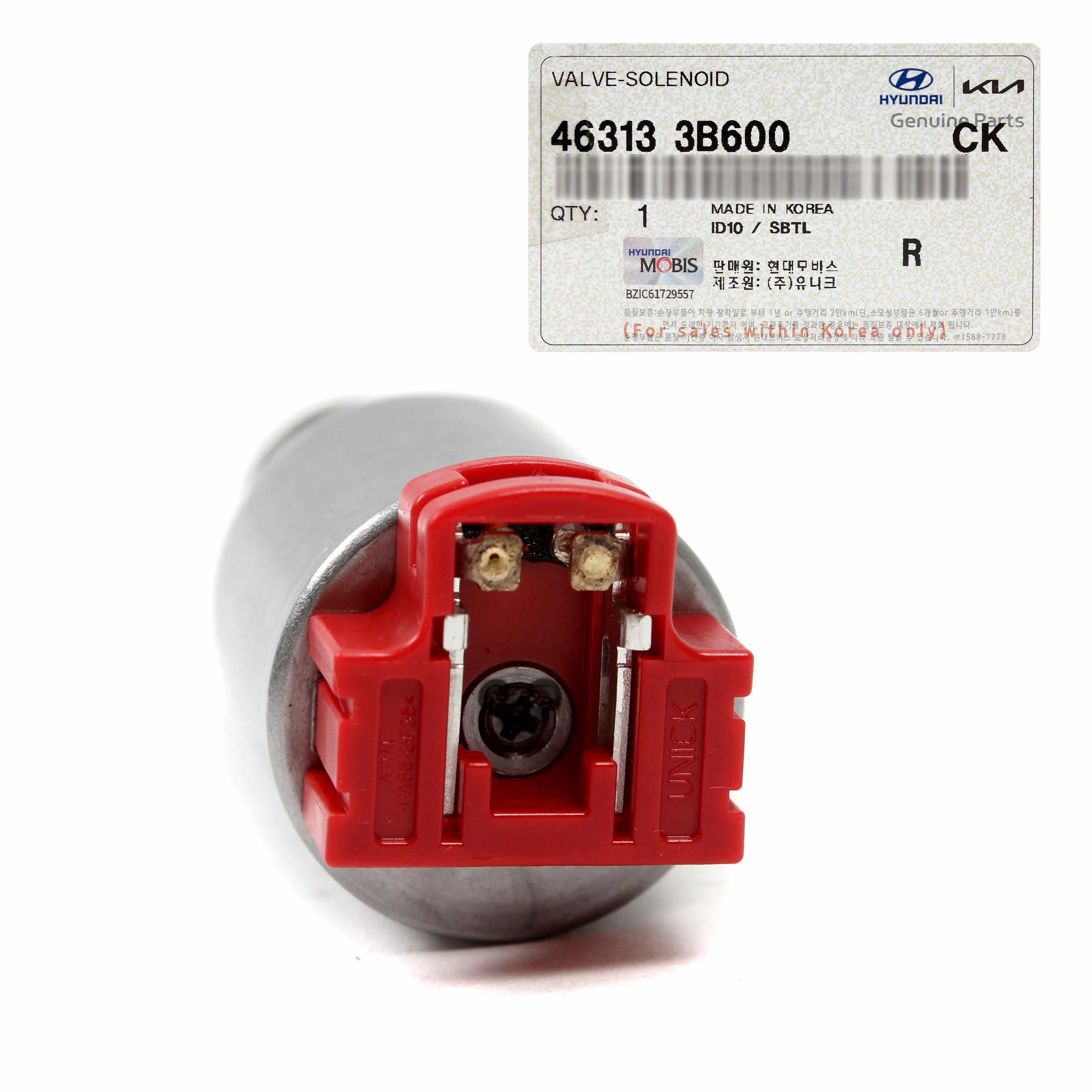 Hyundai / Kia Otomatik Şanzıman Basınç Selenoid Valfi Orijinal MOBIS (46313-3B600)