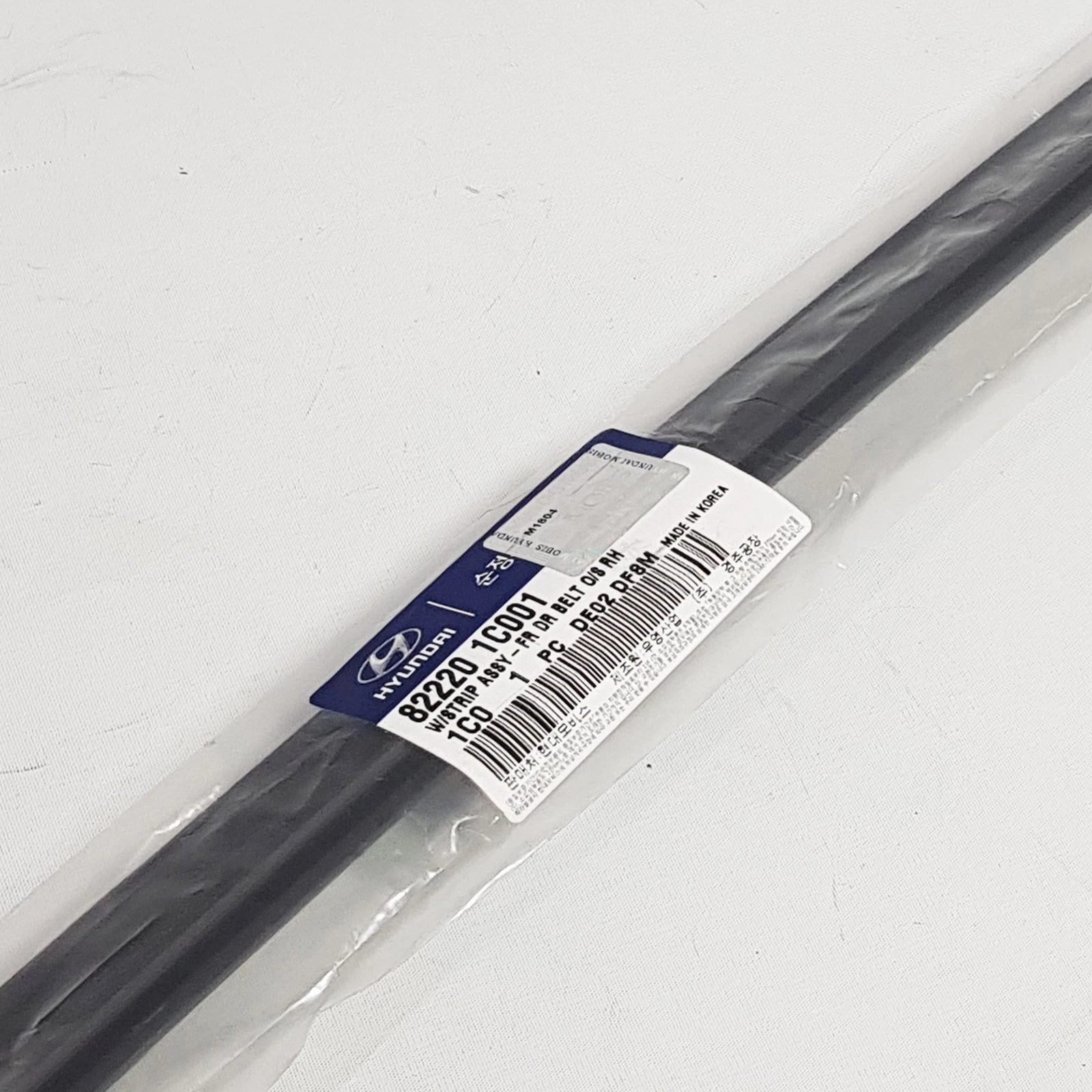 Orijinal Mobis Hyundai Getz Ön Sağ Dış Cam Sıyırıcı Fitil Cam Kenar Fitili (OEM: 82220-1C001)