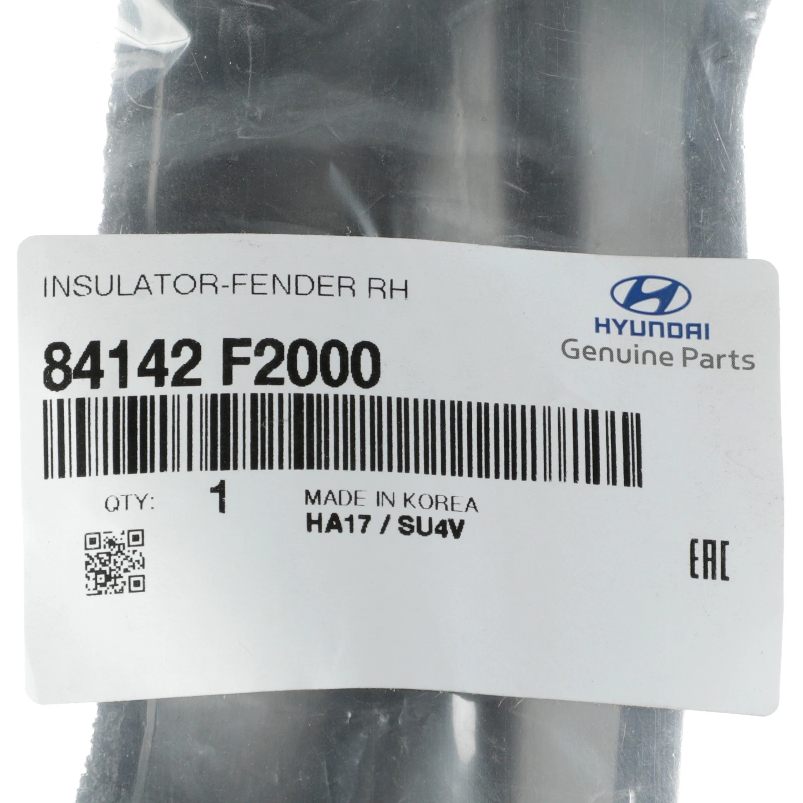 Orijinal Mobis Hyundai Elantra Sağ Ön Çamurluk İçi Davlumbaz Bakaliti (OEM: 84142-F2000)
