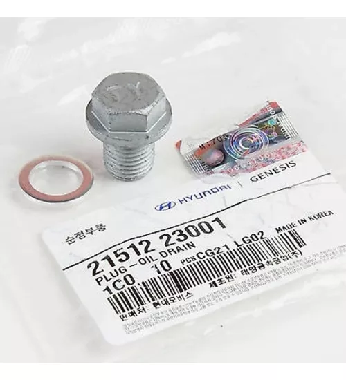 Hyundai Kia Motor Yağ Karteri Yağ Boşaltma Tapası Orijinal MOBIS (21512-21010)