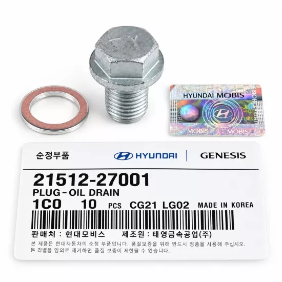 Hyundai Kia Motor Yağ Karteri Yağ Boşaltma Tapası Orijinal MOBIS (21512-27001)