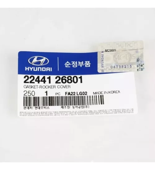 22441-26801 Orijinal Mobis Hyundai Accent Era 1.4 / 1.6 Benzinli Külbürör Kapak Contası